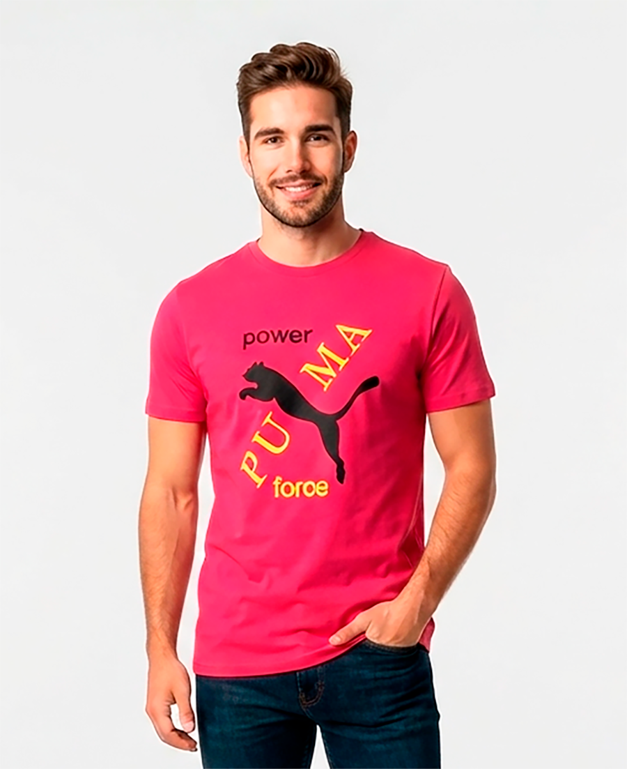 Camiseta hombre roja puma